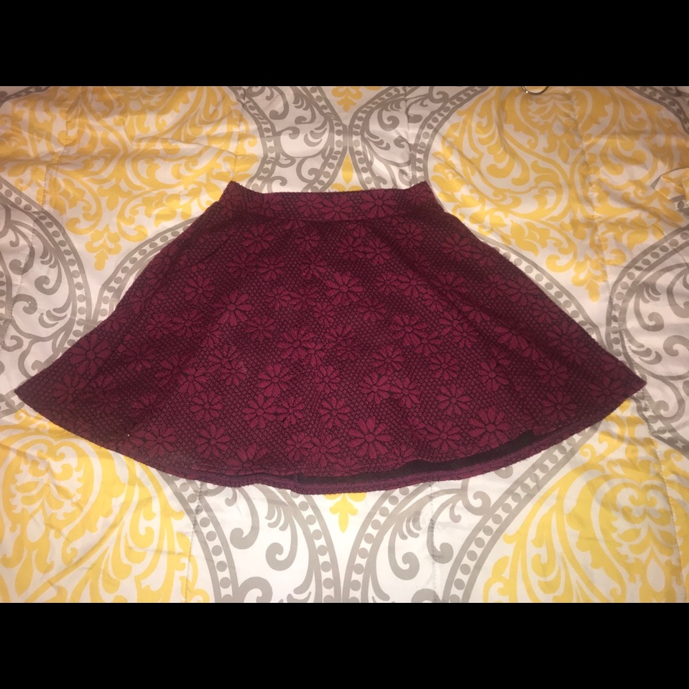 cute red skirt